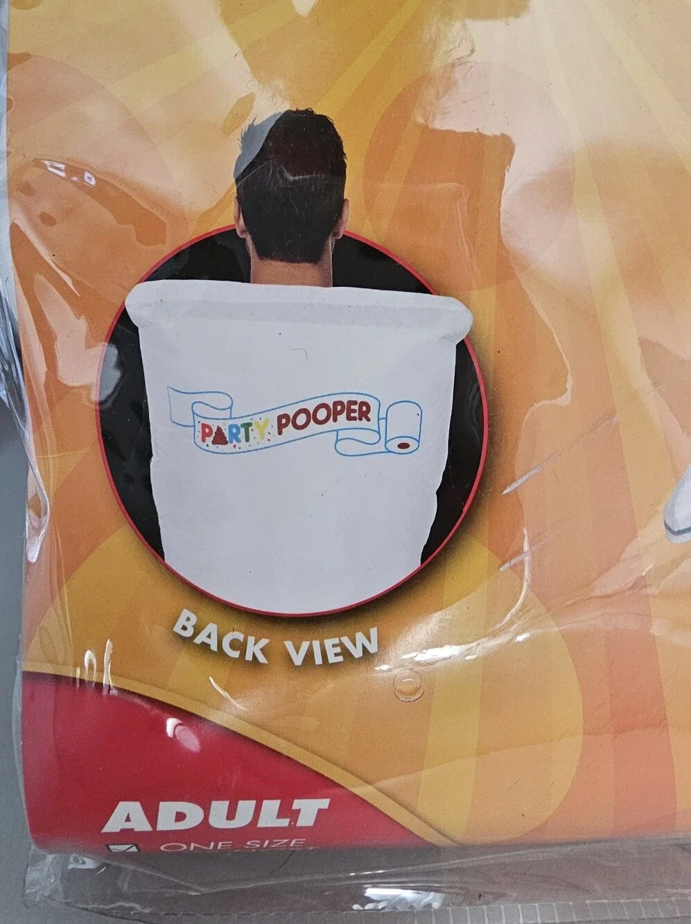 Spirit Party Pooper Inflatable Costume - White